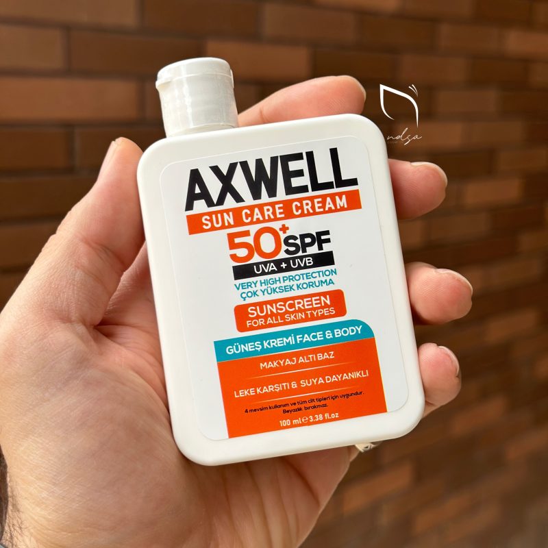 کرم ضدآفتاب اکسول axwell