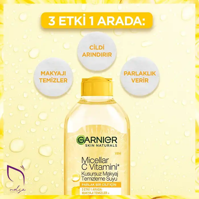 تاثیرات میسلار ویتامین سی گارنیر نلساشاپ