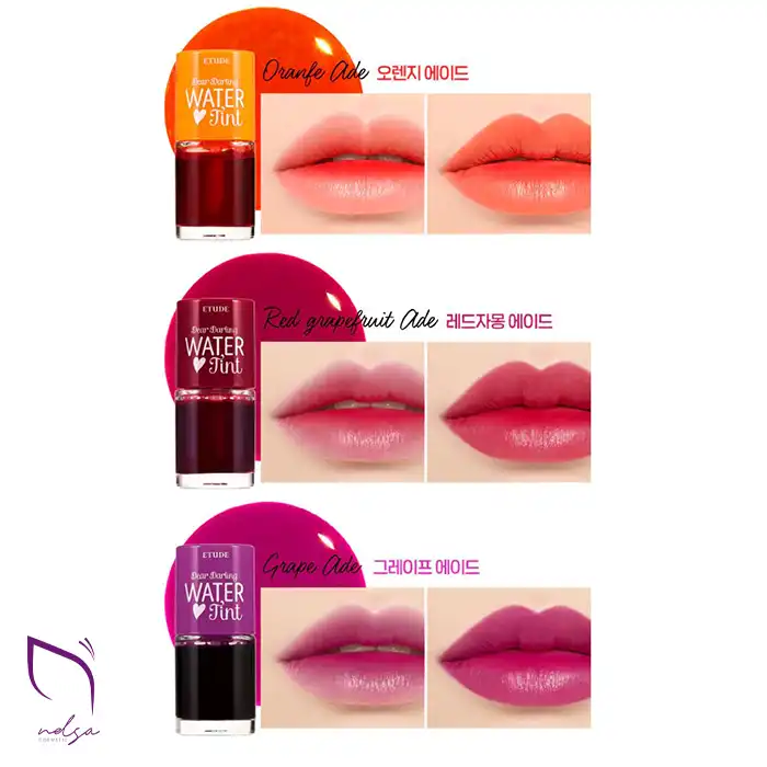 تست رنگ تینت لب اتود هاوس مدل Water Tint-2