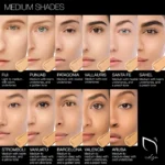 رنگ های کرم پودر نارس مدل Natural Radiant