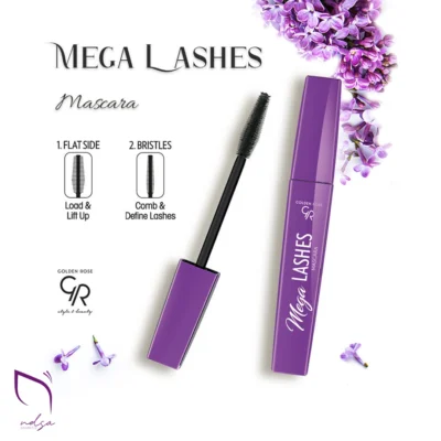 ریمل گلدن رز مدل Mega Lashes (12 میل)