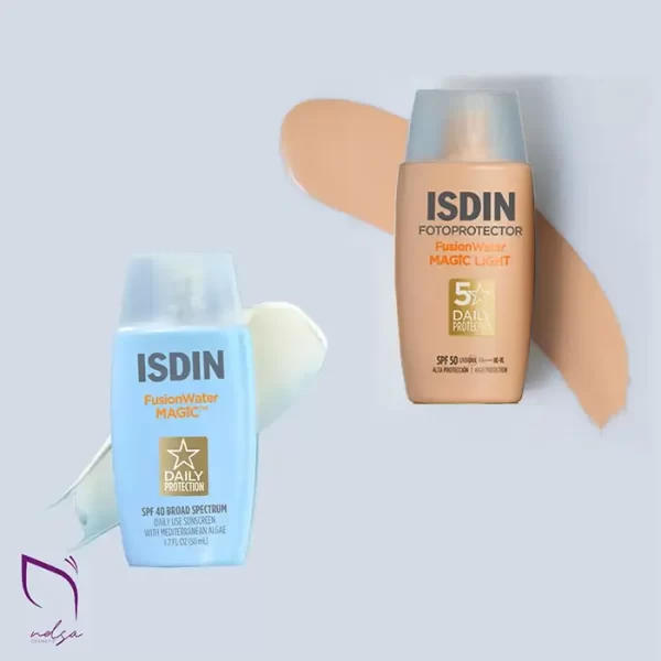ضد آفتاب ایزدین فیوژن واتر مجیک (SPF50) | رنگی و بدون رنگ (50 میل)