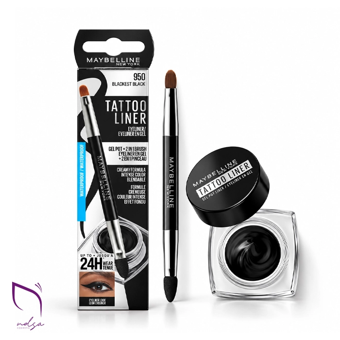 قیمت خط چشم ژله ای میبلین مدل Tattoo Liner Gel Pot