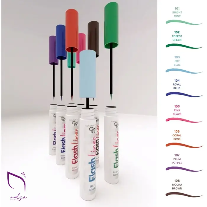 رنگ خط چشم رنگی گلدن رز