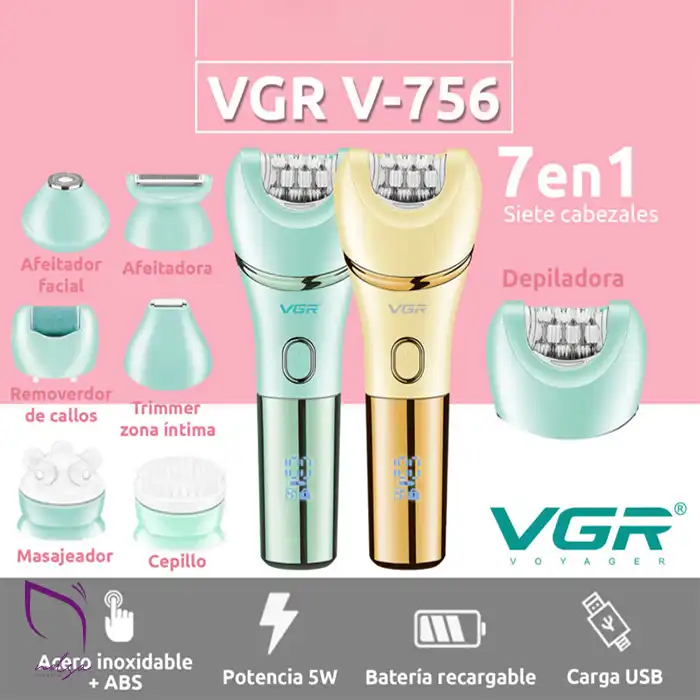 اپیلاتور 7 کاره وی جی آر