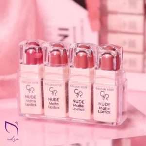 رژ لب مینی گلدن رز مدل NUDE جامد | فروشگاه آنلاین لوازم آرایشی نلسا شاپ