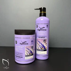 شامپو و ماسک مو لایتنس برای موهای چرب- نلساشاپ