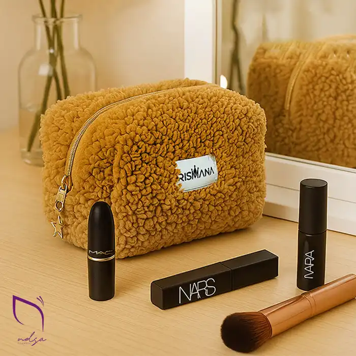 کیف آرایشی مکعبی تدی ریسمانا کیف آرایش و جامدادی مکعبی تدی ریسمانا - نلساشاپ