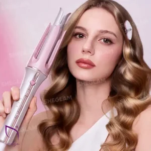 دستگاه کرلی صورتی شیگلم SHEGLAM | نلساشاپ