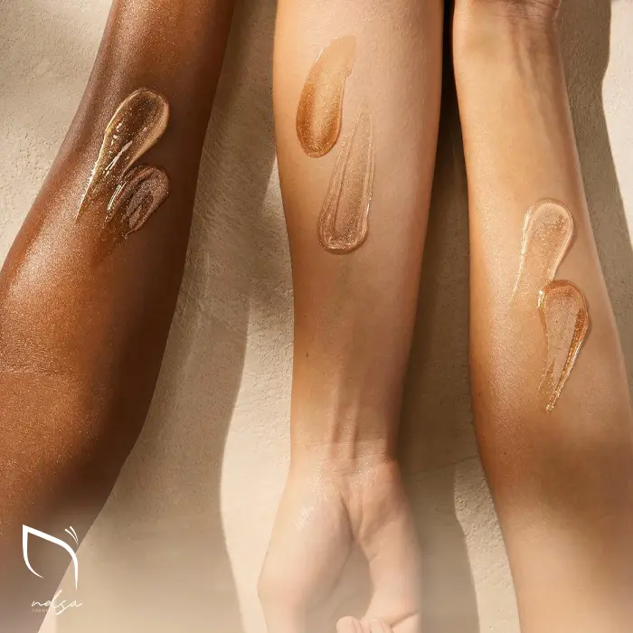 تست روغن بدن شاین دار وازلین Sunlit Glow (1) تست روغن بدن شاین دار وازلین Sunlit Glow (1)