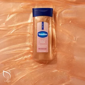 روغن بدن شاین دار وازلین Sunlit Glow اصل