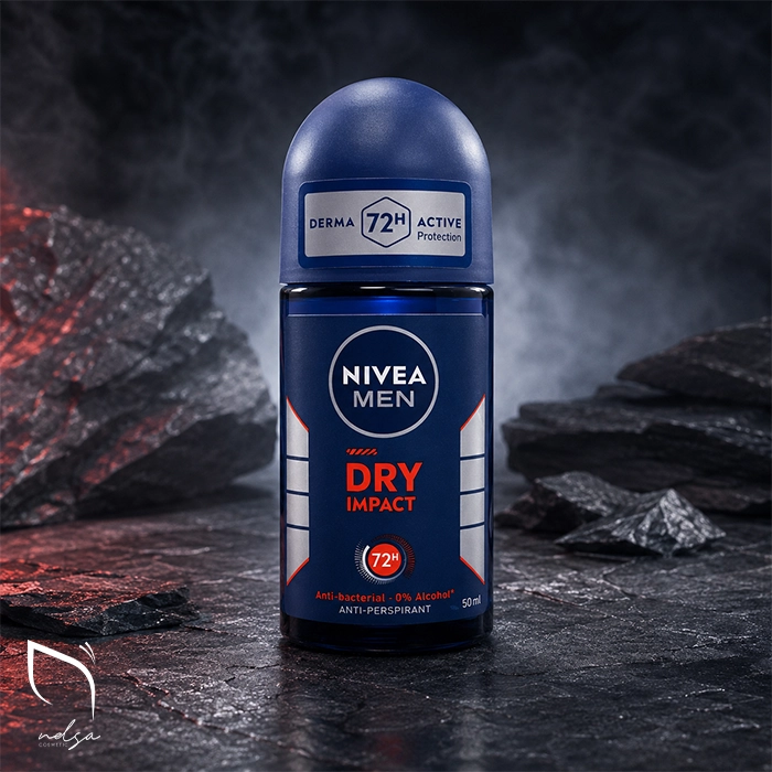 مام رول ضد تعریق مردانه نیوا 72 ساعته - Dry Impact مام رول ضد تعریق مردانه نیوا 72 ساعته - Dry Impact