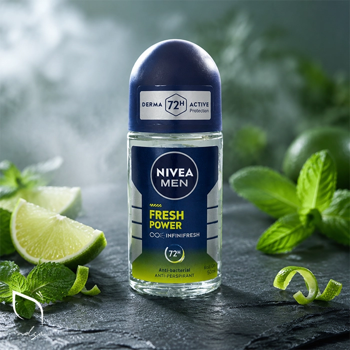 مام رول ضد تعریق مردانه نیوا 72 ساعته - Fresh Power مام رول ضد تعریق مردانه نیوا 72 ساعته - Fresh Power