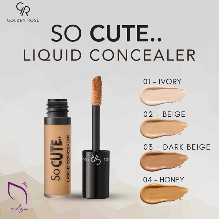 خرید کانسیلر مینی مایع گلدن رز مدل so cute قیمت کانسیلر مینی مایع گلدن رز مدل so cute